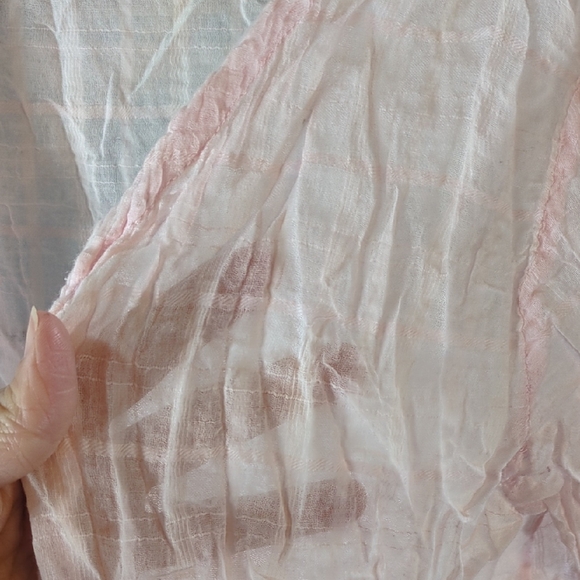 Anokhi Light Pink Sheer Cardigan - Picture 3 of 4